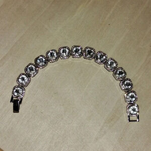 New bracelet Shiny silver‎ tone 8
